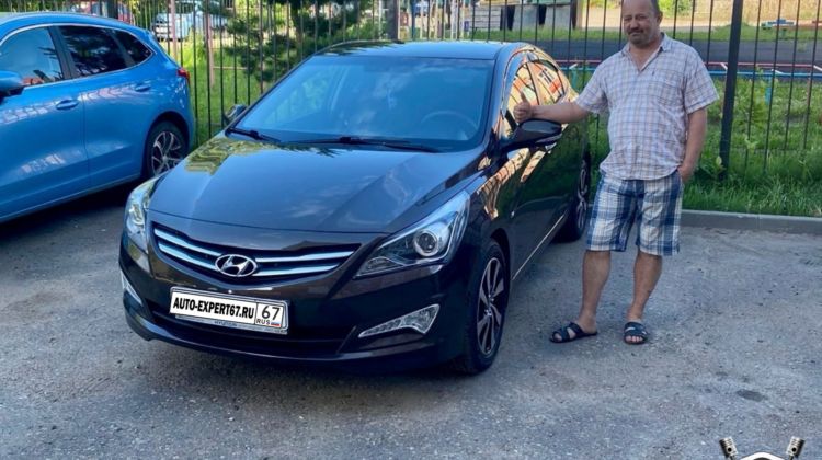 Автоподбор под ключ в Смоленске - Hyundai Solaris для Игоря